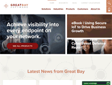 Tablet Screenshot of greatbaysoftware.com